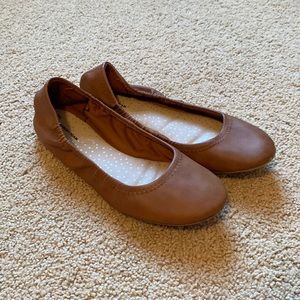 COPY - EUC size 9.5 WIDE Time and Tru elastic ballet flats
